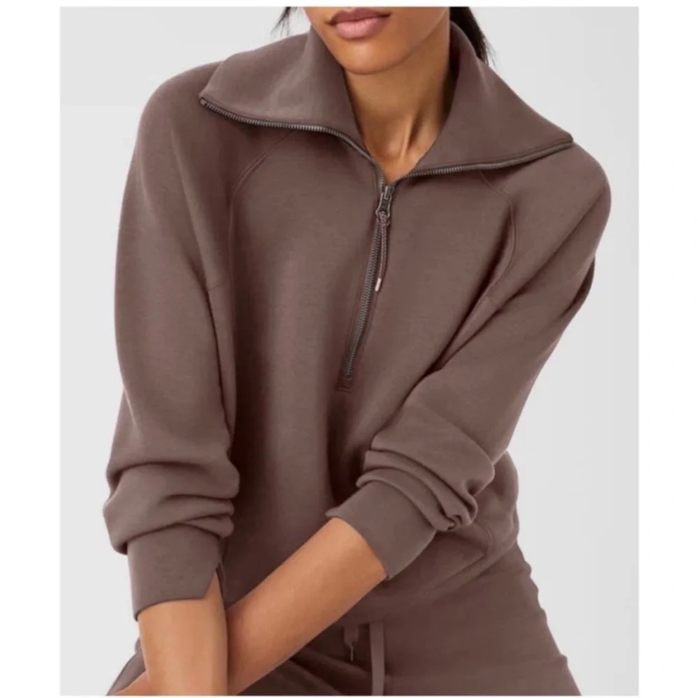 SPANX Women’s Air Essentials Half Zip Ultra Soft Pullover S - Picture 1 of 8